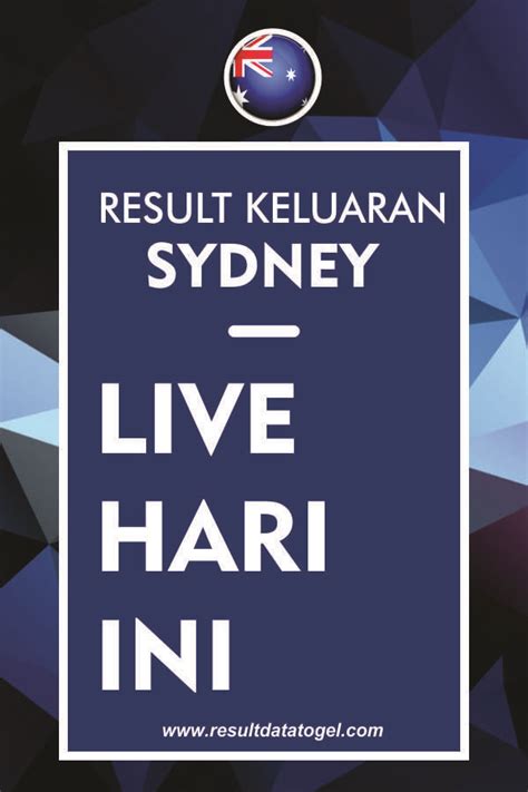 Pengeluaran Sidney Hari Ini .